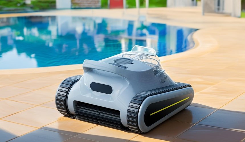 Seauto Crab Cordless Robotic Pool Vacuum, Wall-Climbing, Automatic Pool Cleaner, Suitable for Walls and Floors of 1614 Square Feet Pool