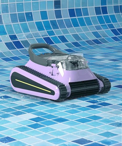 Crab Robotic Pool Vacuum, Wall-Climbing Robot, Automatic Pool Cleaner, Suitable for Walls and Floors of 1614 Square Feet Pool