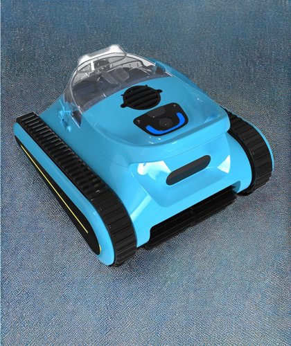 Crab Robotic Pool Vacuum,Wall-Climbing,Automatic Pool Cleaner, Suitable for Walls and Floors of 1640 Square Feet Pool（blue4）